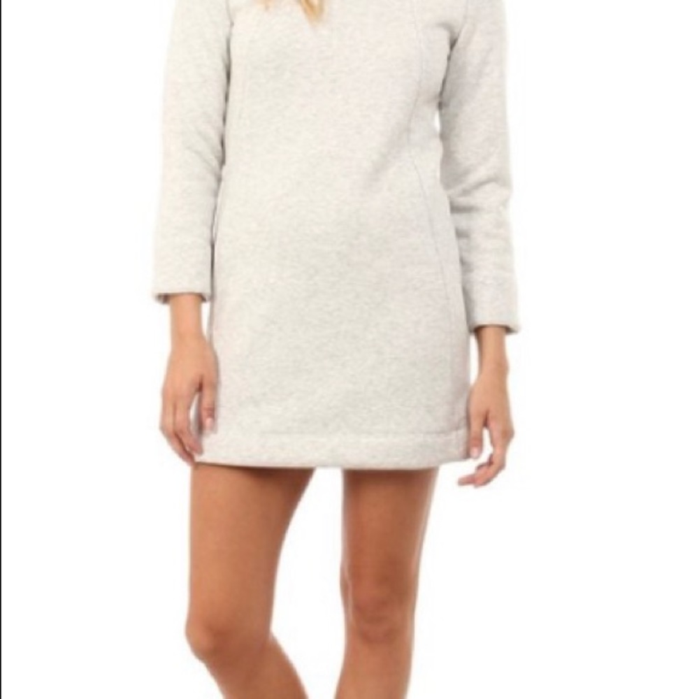 French Connection cozy lined sherpa dress